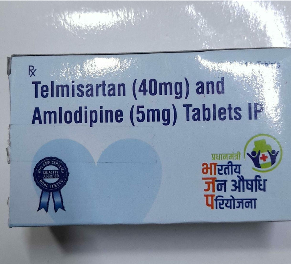 Telmisartan 40mg and Amlodipine 5mg,15s