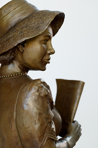 Alice Dunnigan Bronze Sculpture For Russellville Kentucky