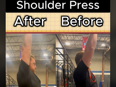 Struggling with Shoulder Presses? The Problem Might Be Your Anterior Pelvic Tilt