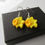 Thumbnail: Handmade Yellow Spring Daffodil Pendant Earrings