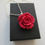 Thumbnail: Handmade Red Flower Petal Fashion Pendant Chain Necklace