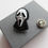 Thumbnail: Handmade Halloween Themed - Spooky Screaming Ghost Brooch Tie/Lapel P