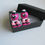 Thumbnail: Handmade Fimo Novelty Fun Food - Pink Man Liquorice Allsort Sweets Cufflin