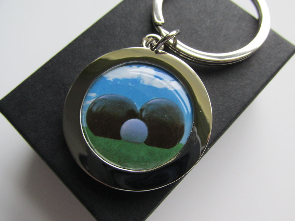 Thumbnail: Handmade Silver Plated - Lawn Bowls Inspired Keyring - Boxed Gift