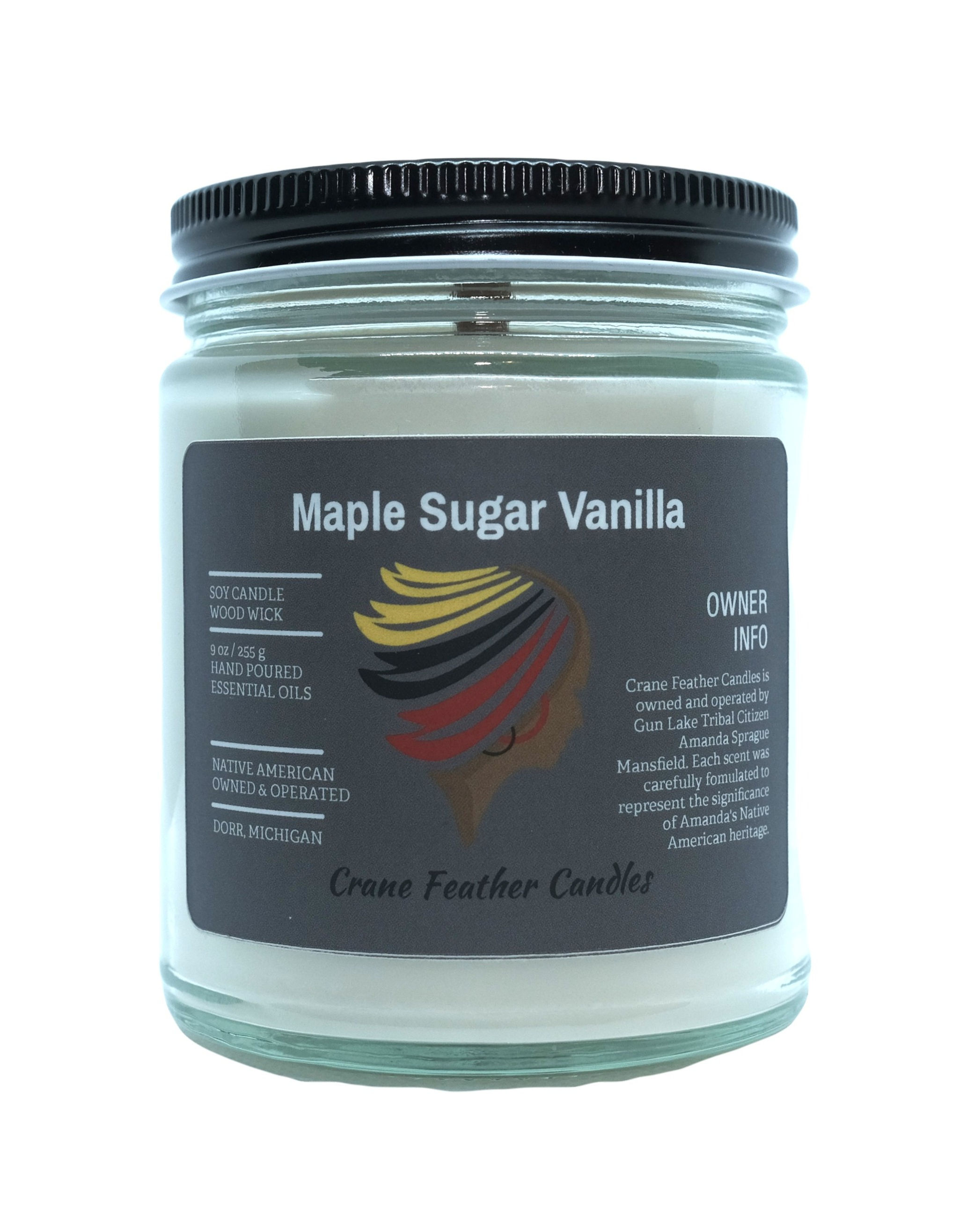 Maple Sugar Vanilla Jar 9 oz.