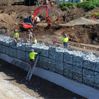 Building with Strength and Style: Gabion Solutions by A-Line Projects in Airlie Beach