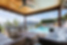 Luxury pool with ocean views at Elementa Whitsundays in Airlie Beach