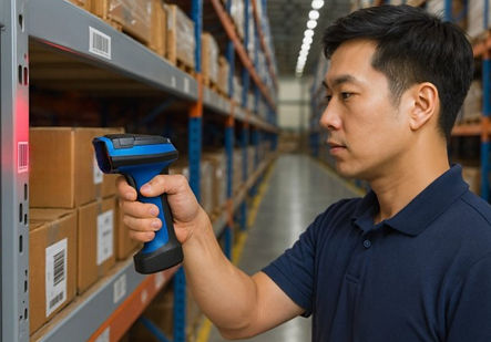 Barcode collection in warehouse