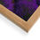 Thumbnail: Framed AI art poster of purple foliage