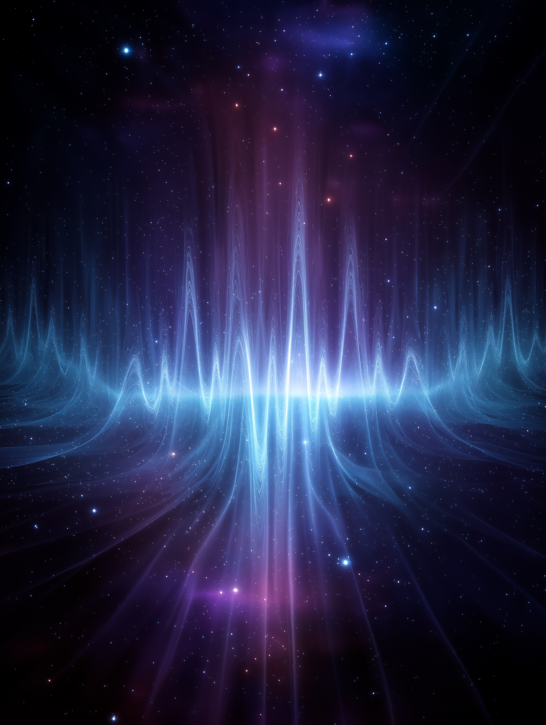 Space Audio Spectrum (Glowing Universe)