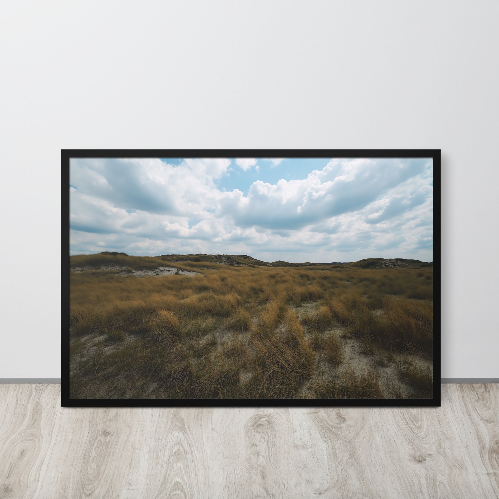 Framed landscape art poster by DesignByGade