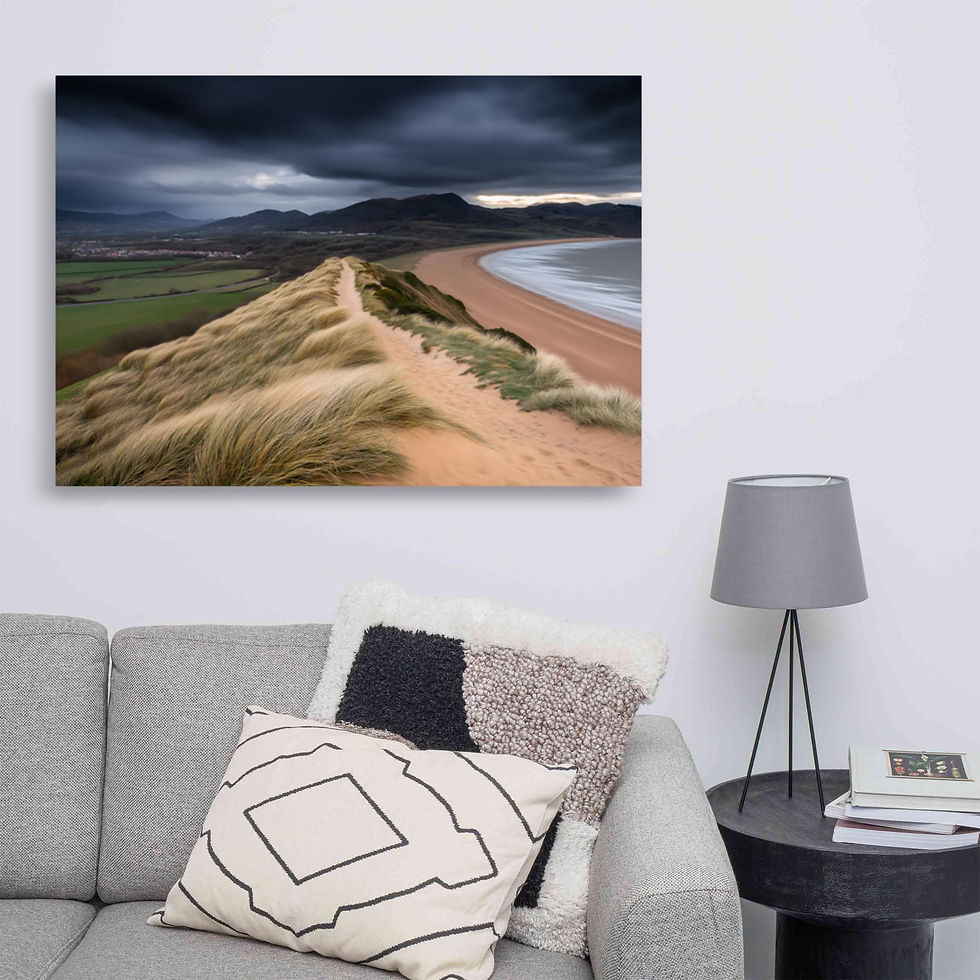 Thumbnail: Coastal storm over a dramatic seascape at DesignByGade