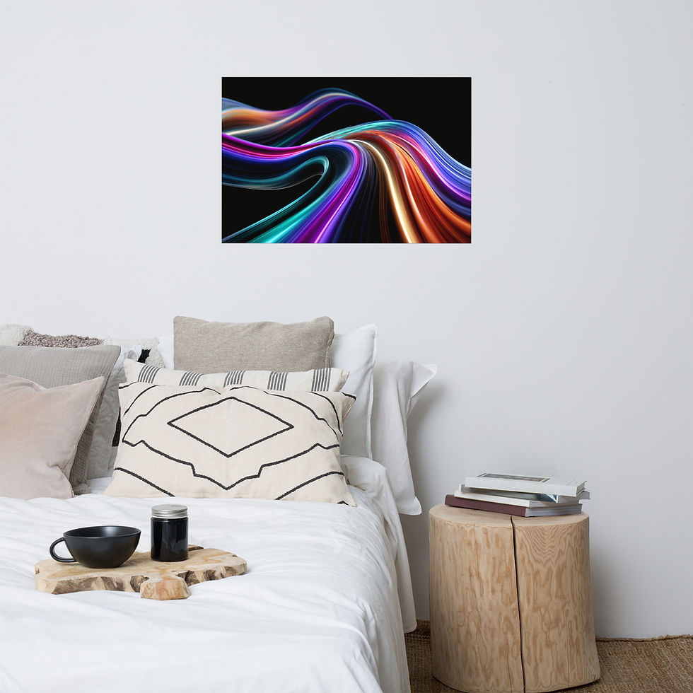 Thumbnail: Abstract AI art poster by DesignByGade
