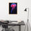 Thumbnail: Majestic jellyfish art poster displayed on a wall, DesignByGade