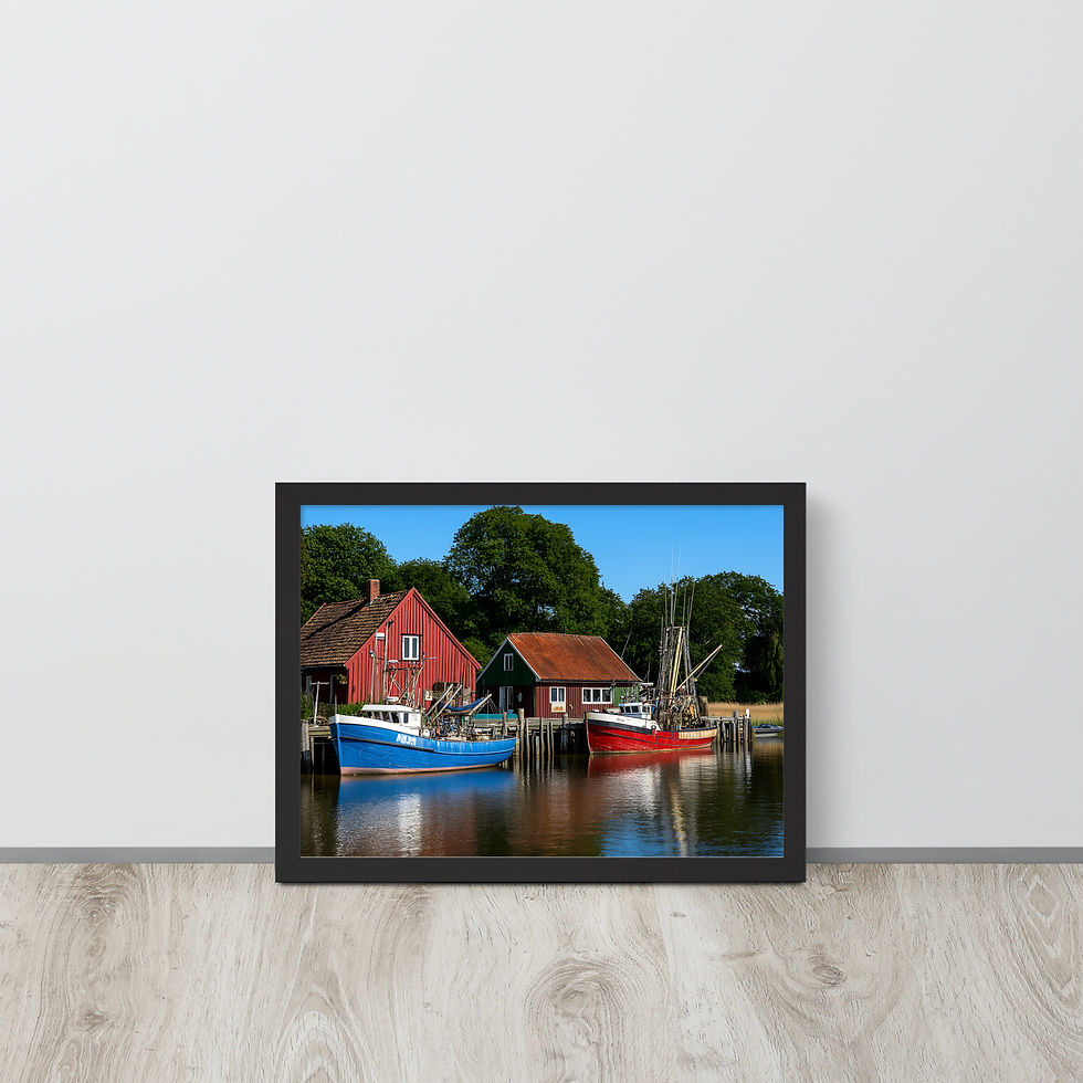 Thumbnail: Boats and buildings by DesignByGade.