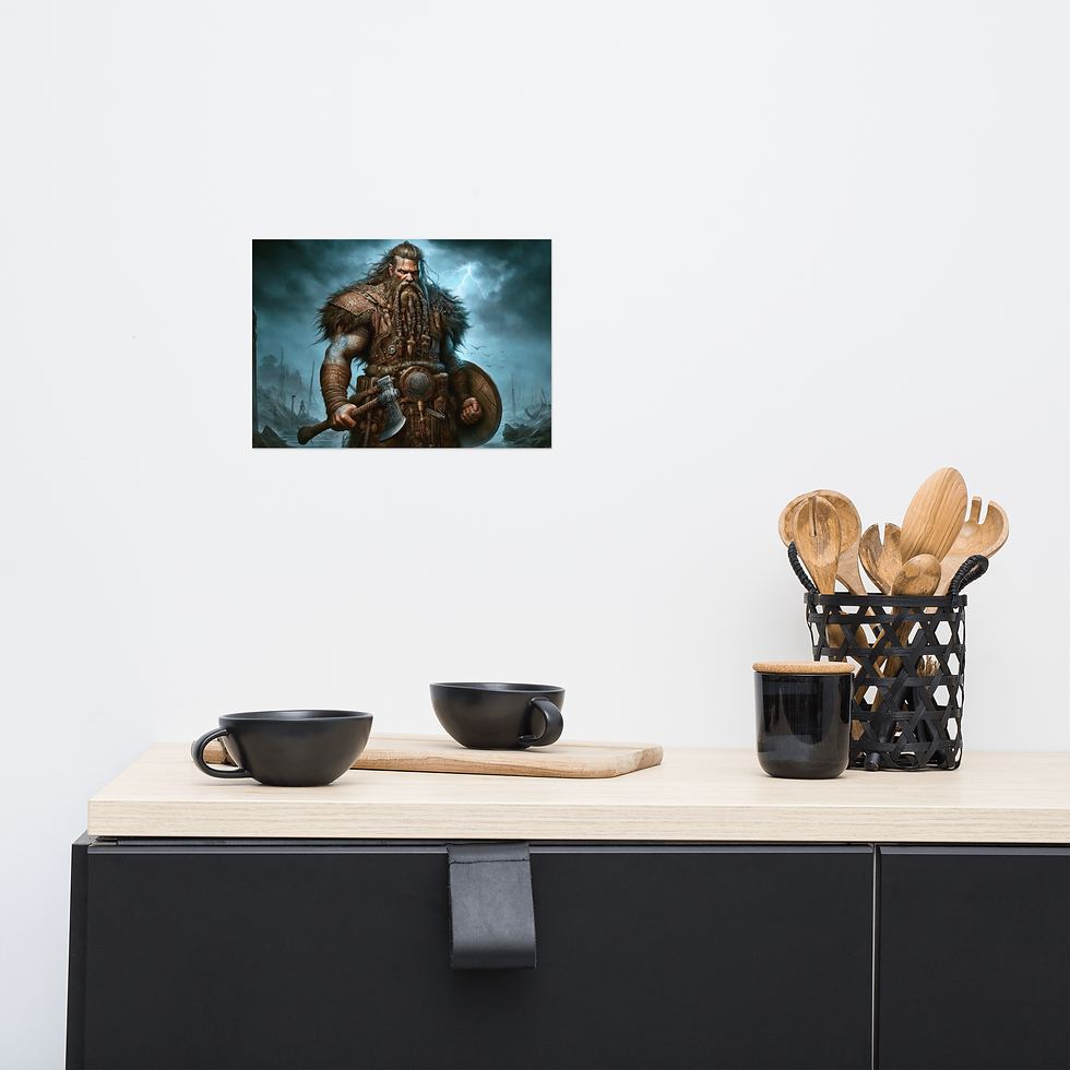 Thumbnail: Viking warrior illustration by DesignByGade.
