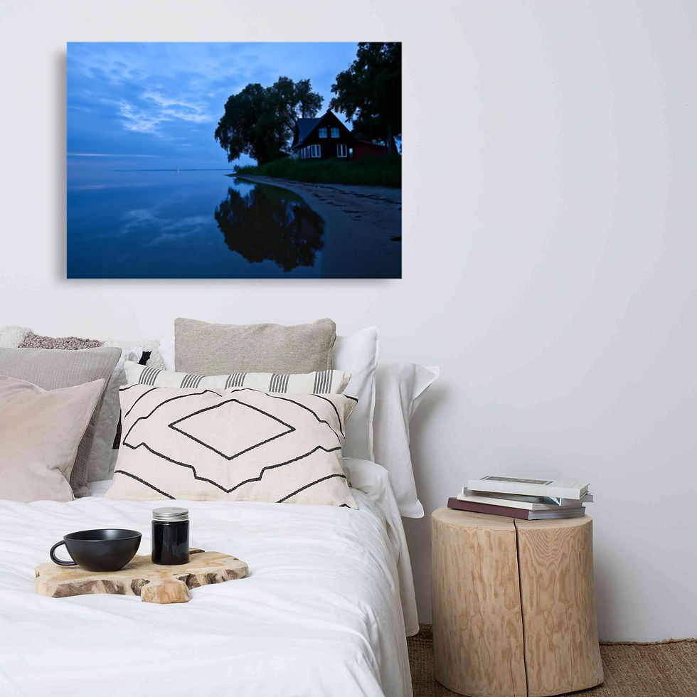 Thumbnail: Lakeside House Among Trees print, DesignByGade