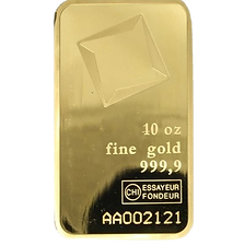 10 oz Gold Bar (Mixed Brands)