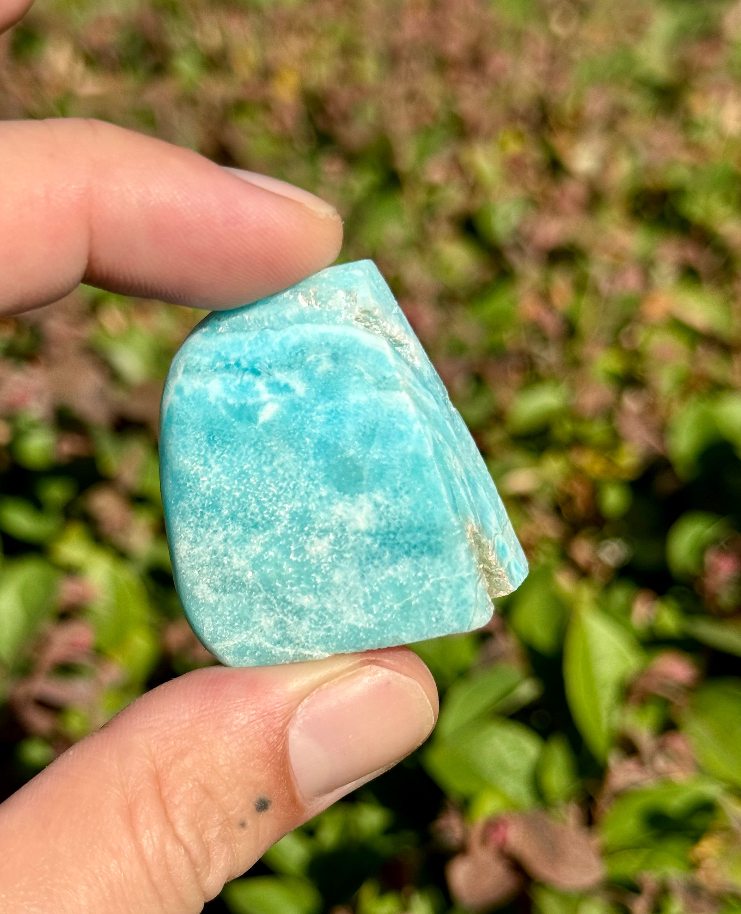 Blue Aragonite Freeform!
