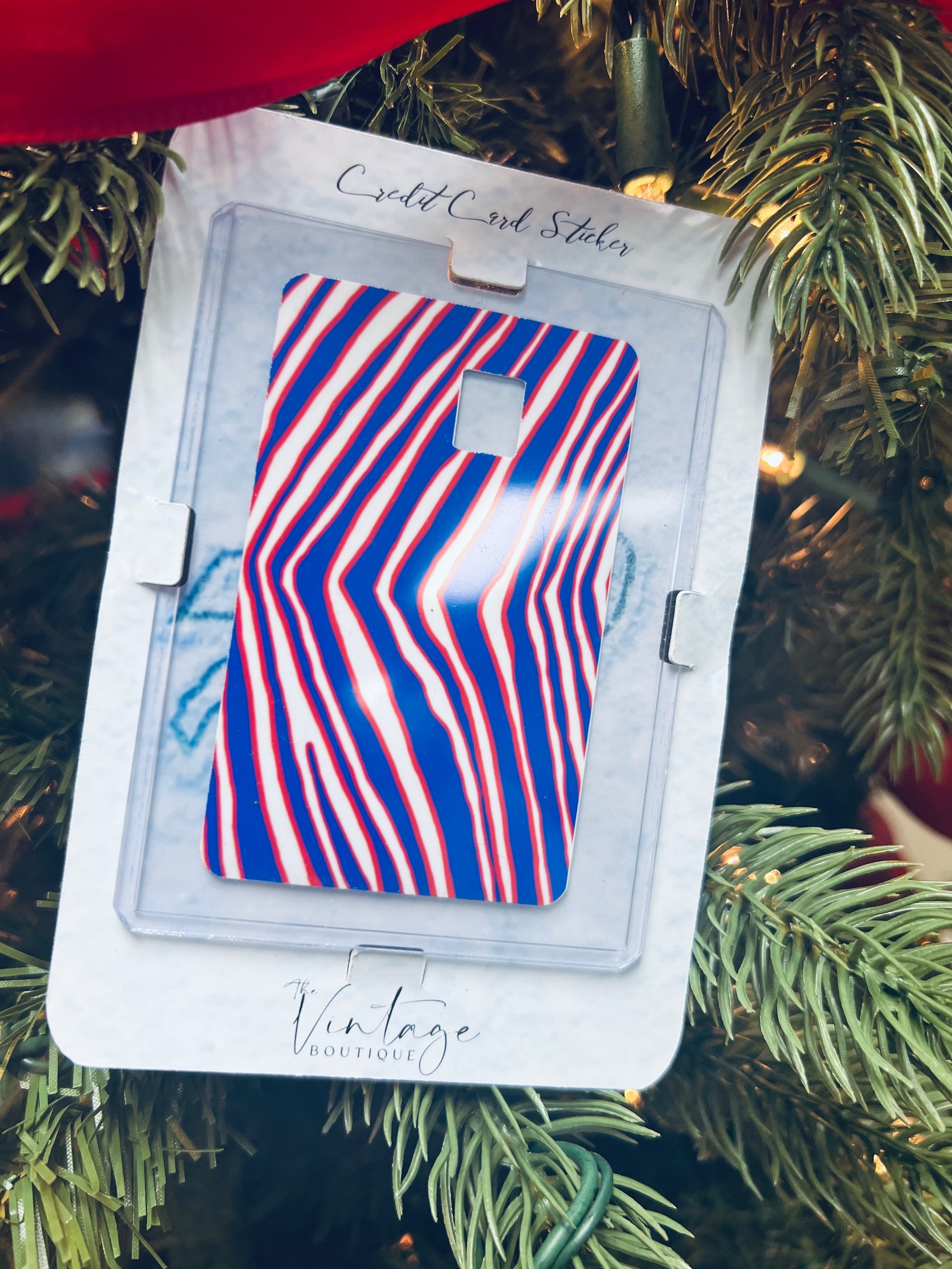 Buffalo Stripe Credit Card Sleeve 