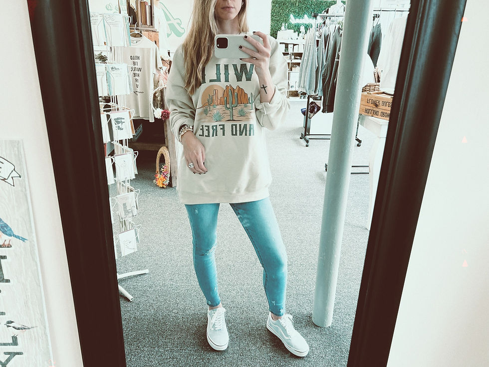 Thumbnail: Wild And Free Crewneck Sweatshirt 