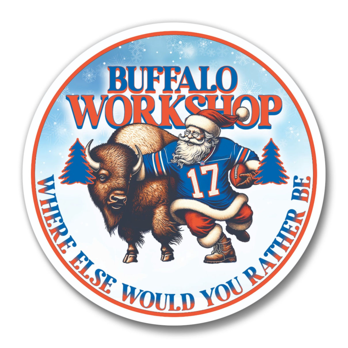 Buffalo Workshop Ornament 
