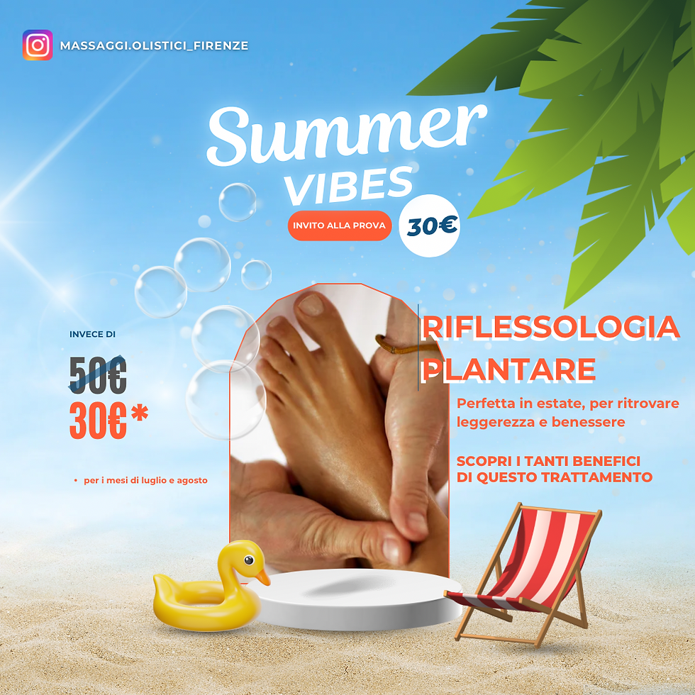 ☀️ *RIFLESSOLOGIA SUMMER VIBES* 🌿