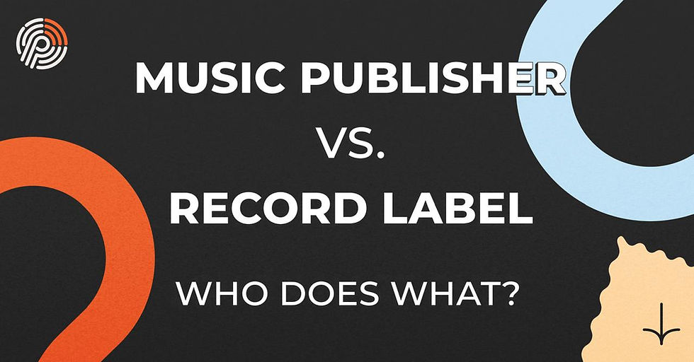 What Is the Difference Between a Record Company and a Music Publisher?