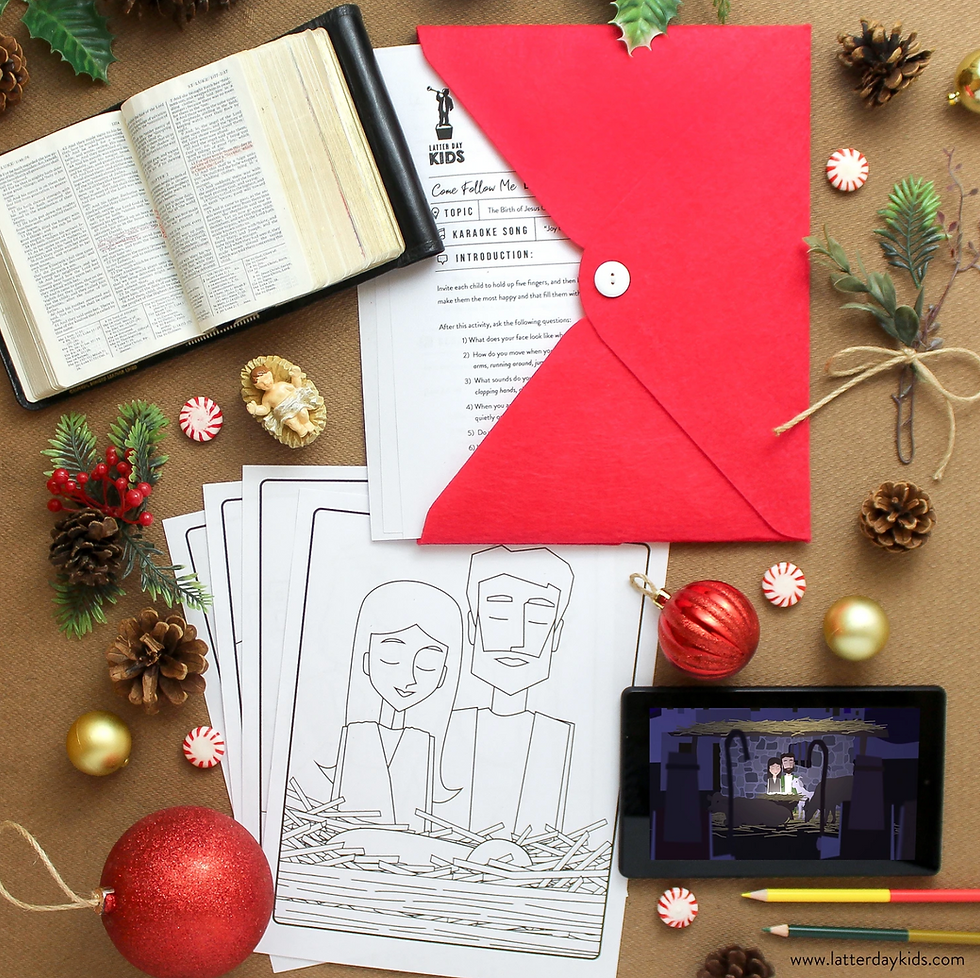 The Nativity Story for Children - A Come Follow Me resource