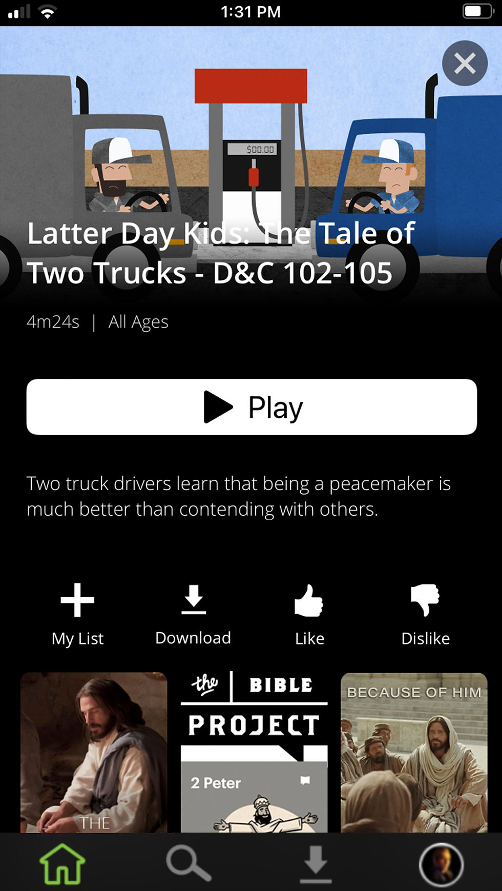 Come follow me lesson for kids