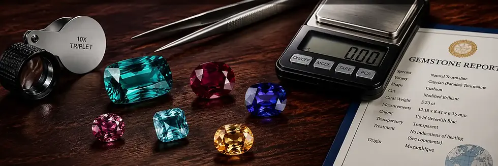 Valuing rare gemstones