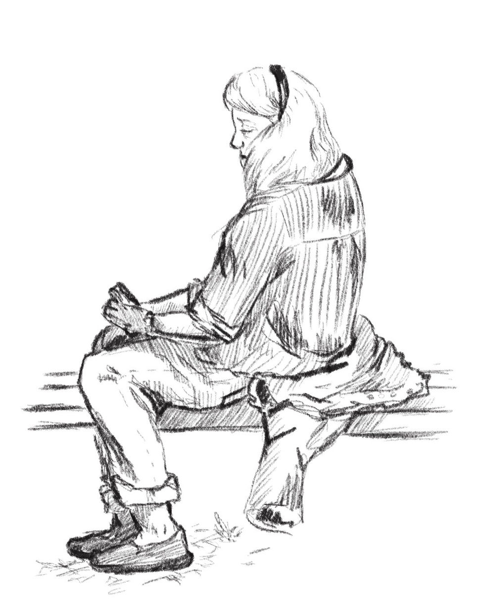 Sketch of a woman