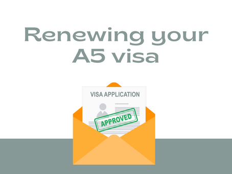 Renewing Your A5 Visa