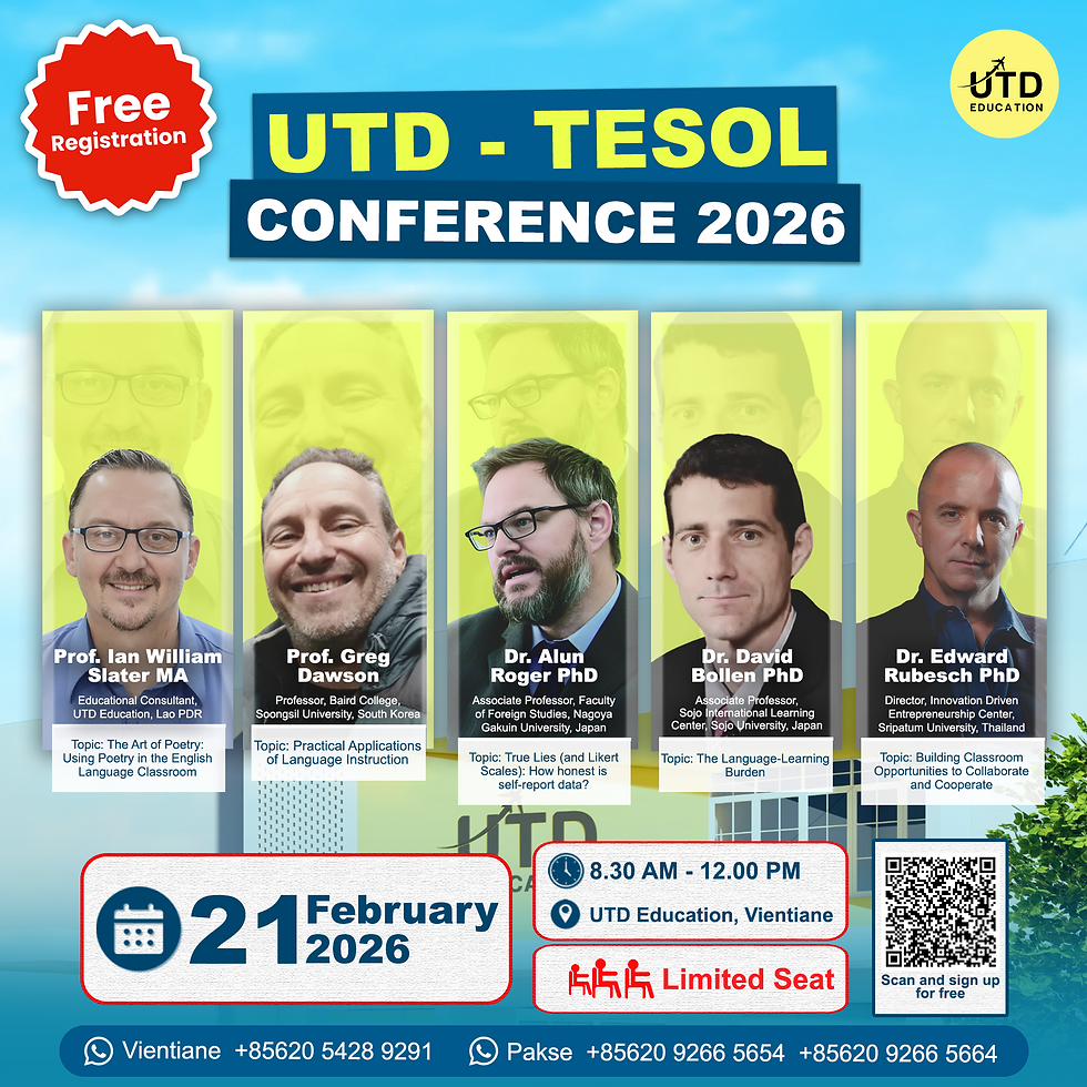 The 2nd UTD-TESOL Conference