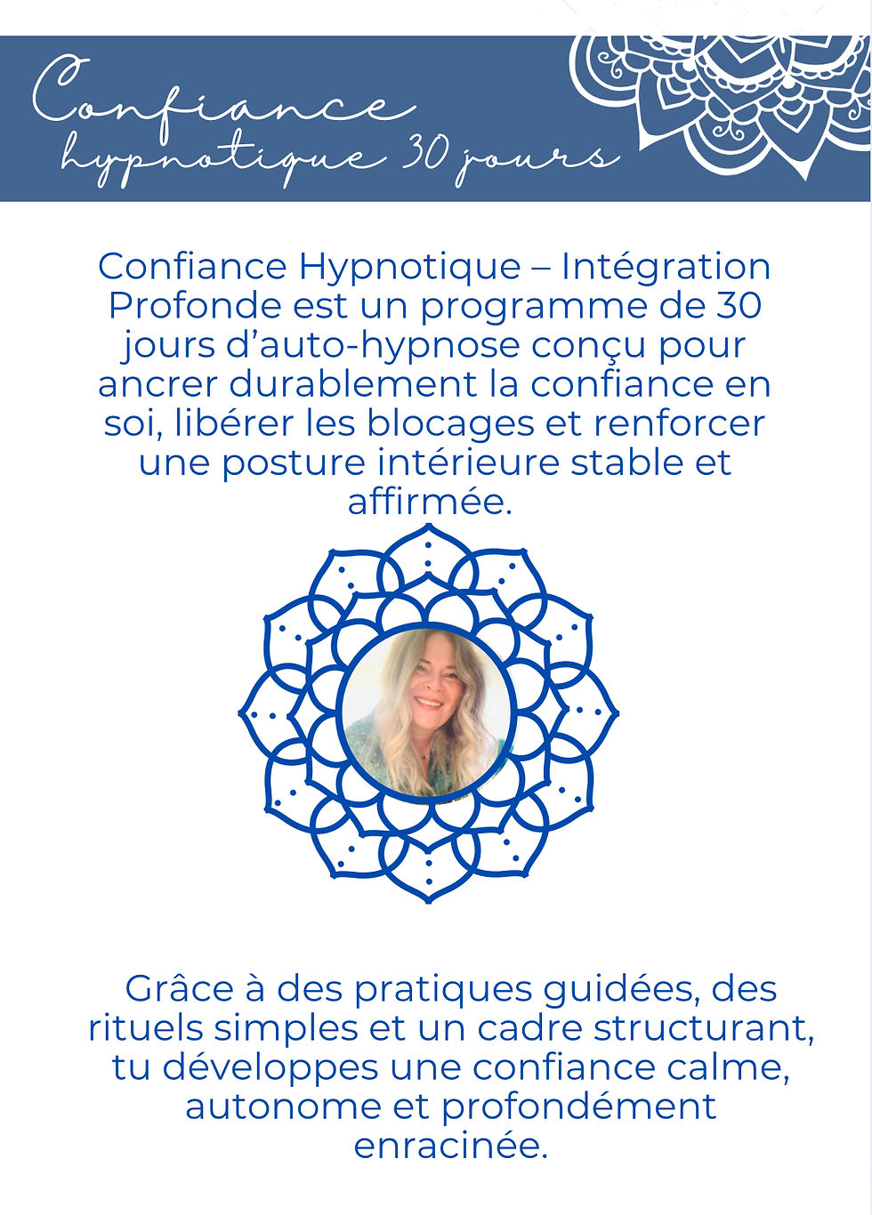 Confiance auto hypnose 30 jours 