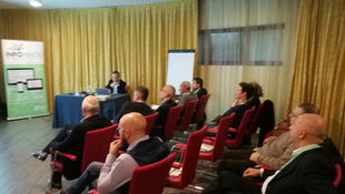 Präsentation der Radix PayperPage-Lösung für Unternehmen der Branche Office Automation, die gestern im Airport Hotel in Verona