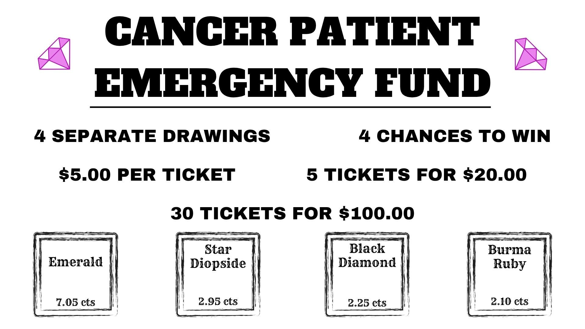 3rd quarter gemstone raffle