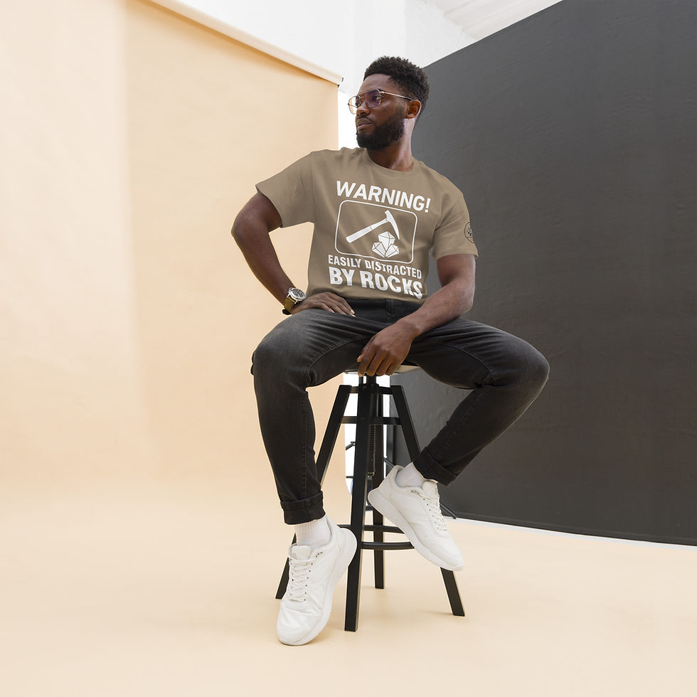 Thumbnail: Easily Distracted by Rocks Unisex classic tee