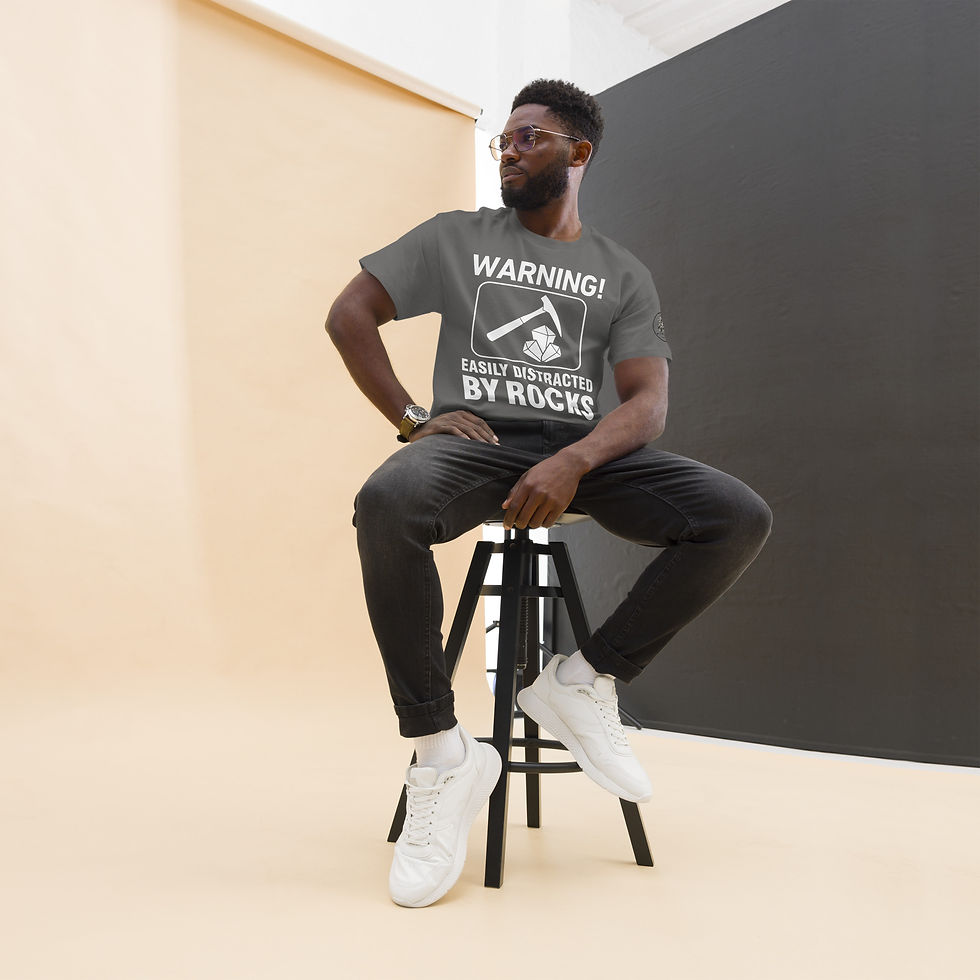 Thumbnail: Easily Distracted by Rocks Unisex classic tee