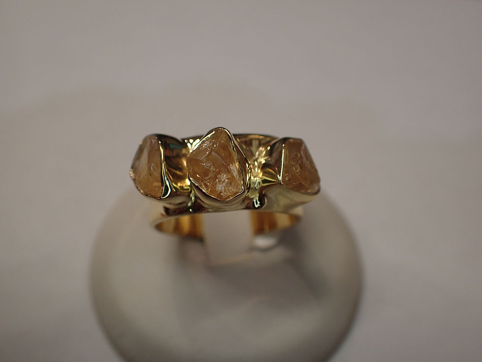 Thumbnail: Raw Citrine Crystal Ring