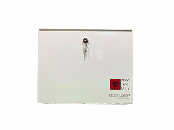 Medical Specimen Dropbox with Lock Keys, Overdoor Hanger Lockbox