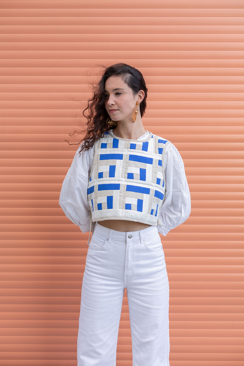 Plastron en patchwork