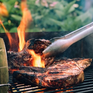 Hormone free grilled pork chop