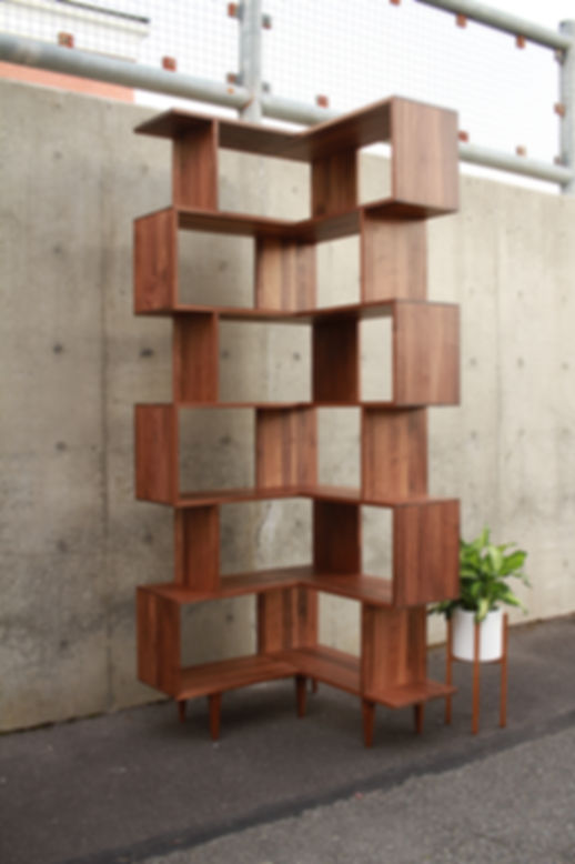 Corner Offstack Bookcase - Balanced