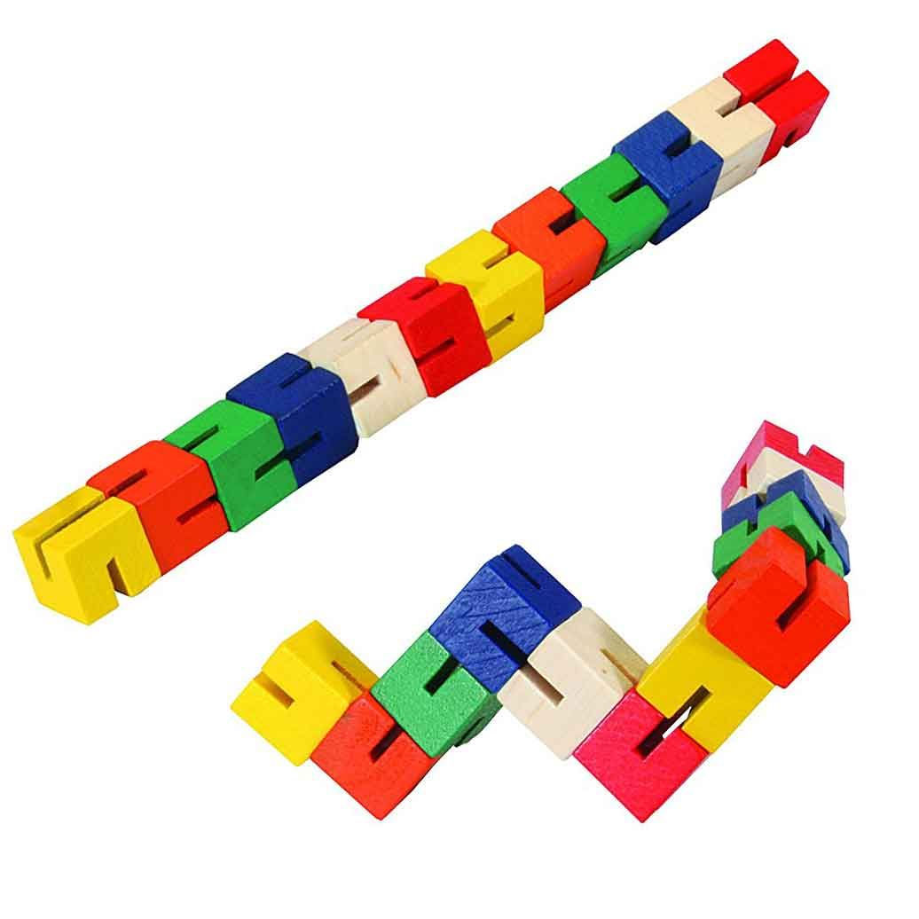 Wooden Twist And Lock Blocks