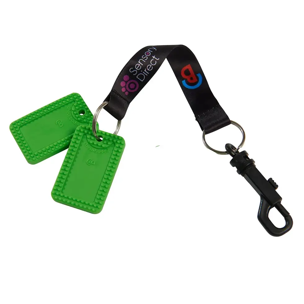 Thumbnail: Chewbuddy Chew Tag Twin Pack Including Clip