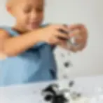 Thumbnail: Playfoam Pluffle Twist - Black and White