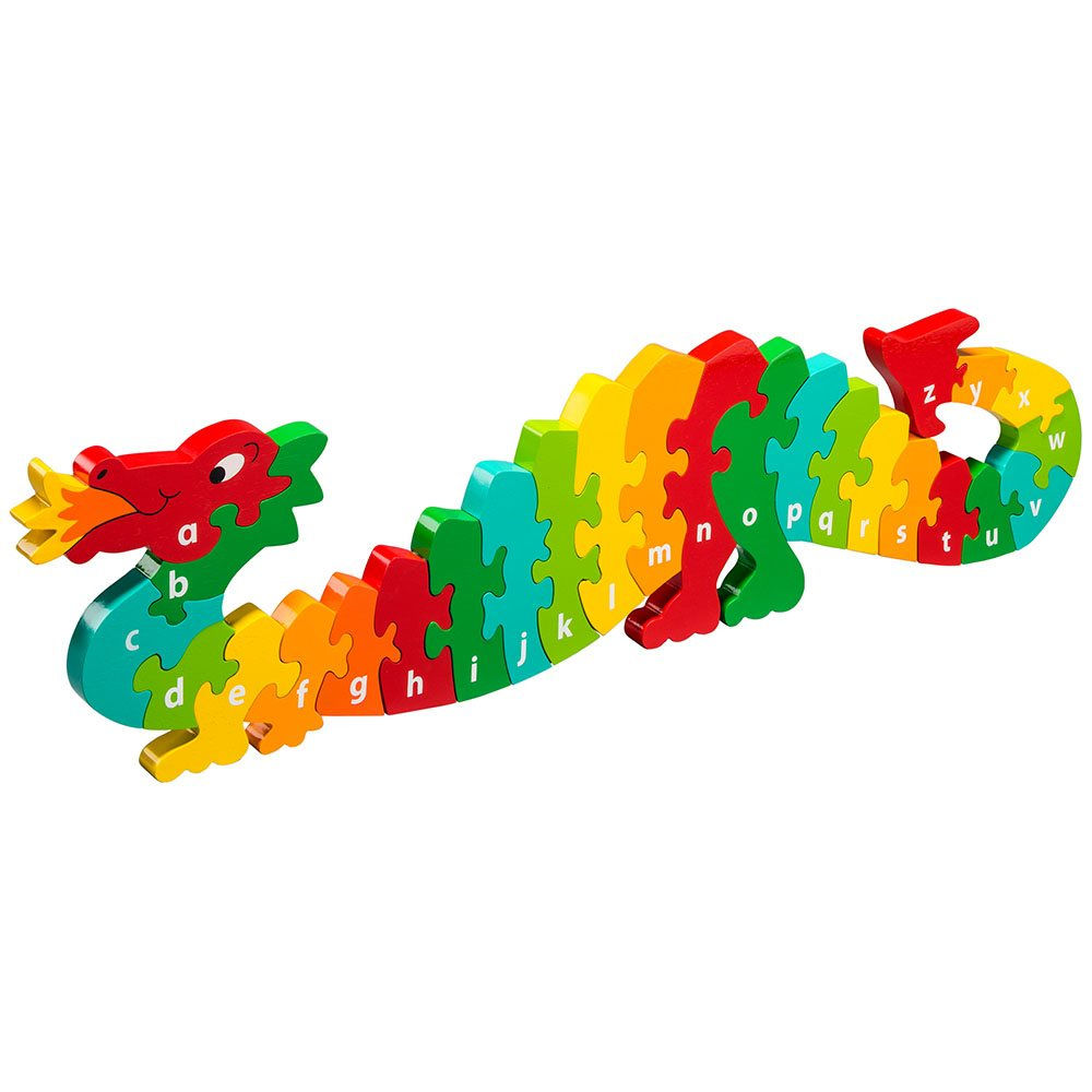 Wooden Dazzle the Dragon A-Z Jigsaw Puzzle