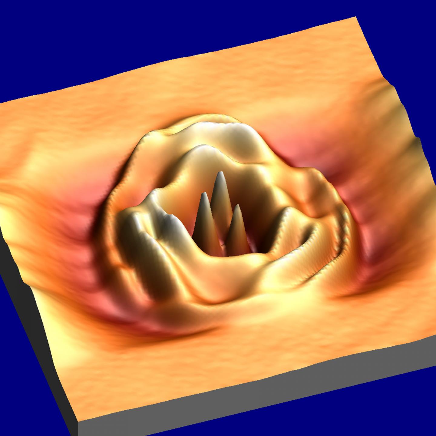 Visualization of quantum dots in bilayer graphene