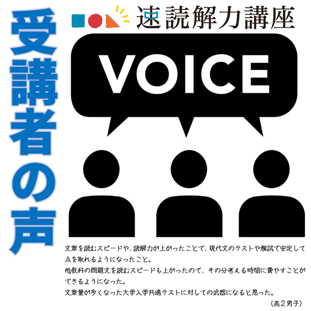 速読解力講座 受講者アンケート